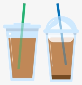 Transparent Frappuccino Png - Iced Coffee Vector Png, Png Download, Free Download
