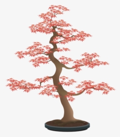 Bonsai Tree Leaves Drawing, HD Png Download, Free Download