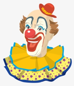 Clown’s - Clown With Tiny Hat, HD Png Download, Free Download