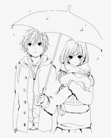 Collection Of Free Drawing Anime Kid Download On Ui - Anime Couple Coloring Pages, HD Png Download, Free Download