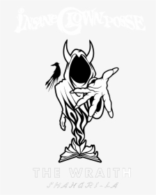 Insane Clown Posse Logo Black And White - Insane Clown Posse The Wraith Shangri La, HD Png Download, Free Download