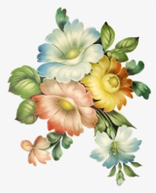 Canvas Painting Flowers Png, Transparent Png, Free Download