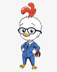 Transparent Chiken Png - Chicken Little In A Suit, Png Download, Free Download