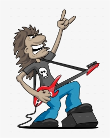 Guitar Player Cartoon, HD Png Download, Free Download