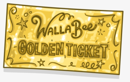 Transparent Golden Ticket Clipart - Calligraphy, HD Png Download, Free Download
