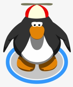 Red Propeller Cap In-game - Club Penguin Pumpkin Head, HD Png Download, Free Download
