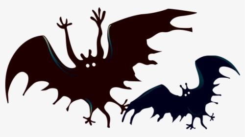 Vector Big Black Paw Bat Png Download - Halloween Party Transparent Png, Png Download, Free Download