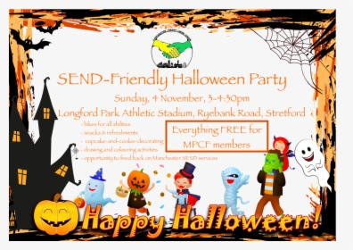 Poster For Mpcf"s Send Halloween Party - Halloween Photo Frame, HD Png Download, Free Download