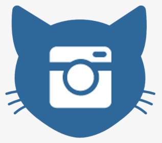 Follow Us Instagram - Cat Face Png Clipart, Transparent Png, Free Download