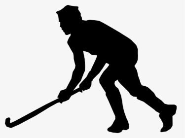 Field Hockey Silhouette Male, HD Png Download, Free Download