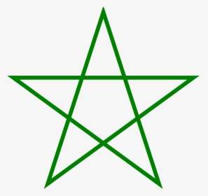 Red Pentagram Png - Pentagon Star, Transparent Png, Free Download
