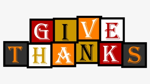 Fall Give Thanks Clip Art, HD Png Download, Free Download