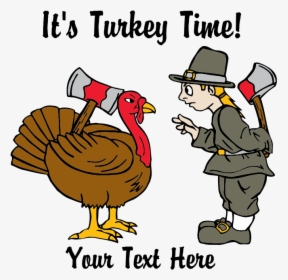 Funny Thanksgiving Banner - Cartoon, HD Png Download, Free Download