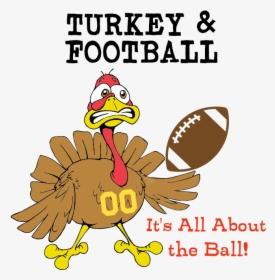 Turkey And Football Thanksgiving Banner - Thanksgiving Coffee, HD Png Download, Free Download