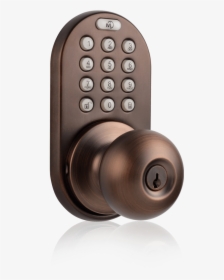 Dkk 02sn Knob Satin Nickel Finish Functions Key Entry - Bedroom Door Keypad Locks, HD Png Download, Free Download