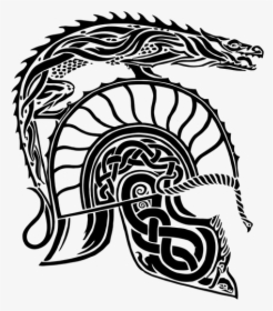 Dragon Tribal Art - Children Of Hurin Tattoo, HD Png Download, Free Download