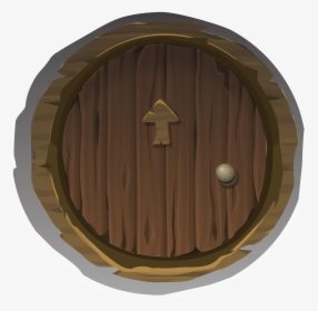 Transparent Door Knob Clipart - Hobbit Door Png, Png Download, Free Download