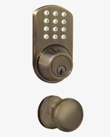 Keyless Entry Deadbolt And Door Knob Lock Combo Pack - Car Door Locks Transparent Background, HD Png Download, Free Download