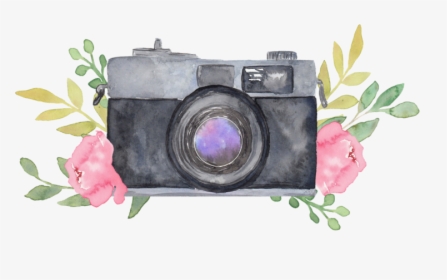 Collection Of Free Camera Drawing Watercolor - Watercolor Camera Icon Png, Transparent Png, Free Download