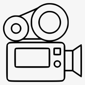 Video Camera - White Video Camera Icon Png, Transparent Png, Free Download