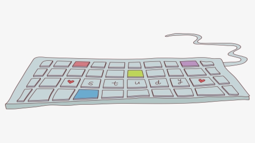 Transparent Keyboard Clipart - Computer Keyboard Cartoon, HD Png Download, Free Download