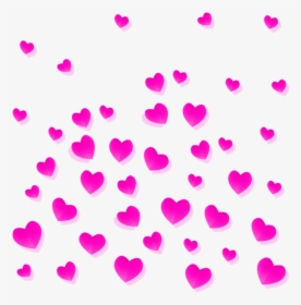 #mq #pink #love #heart #hearts #falling #background - Transparent Background Hearts Clip Art, HD Png Download, Free Download