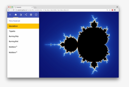Fractaljs Mandelbrot - Mandelbrot Set Gif, HD Png Download, Free Download