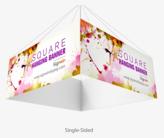 Square Quad Hanging Banner Full Color Printing For - Graphic Design, HD Png Download, Free Download