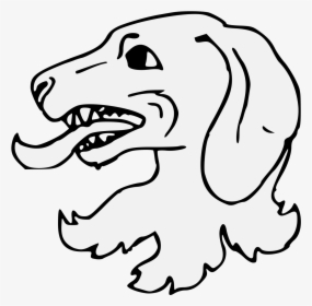 Dog"s Head Erased - Dog Head Heraldry, HD Png Download, Free Download