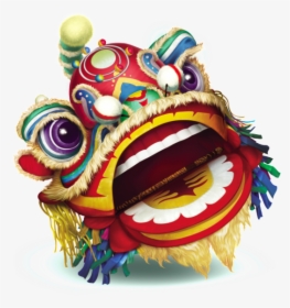 Lion Dance Kid Painting, HD Png Download, Free Download