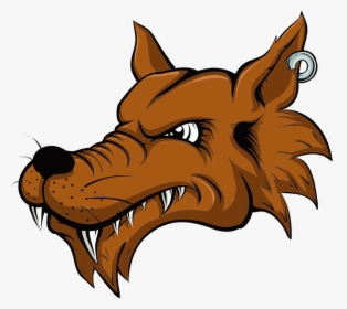 Gray Wolf Cartoon Illustration - Wolf Animated Drawing Head, HD Png Download, Free Download