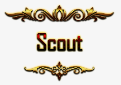Scout Decorative Name Png - Antonio Name, Transparent Png, Free Download
