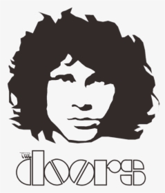 The Doors Logo Black And White - Jim Morrison And The Doors Logo, HD Png Download, Free Download