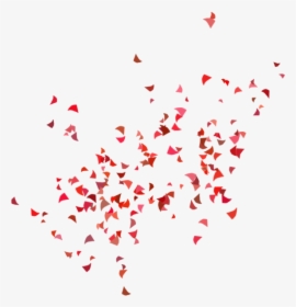 Transparent Confetti Png Transparent - Transparent Background Red Confetti Png, Png Download, Free Download