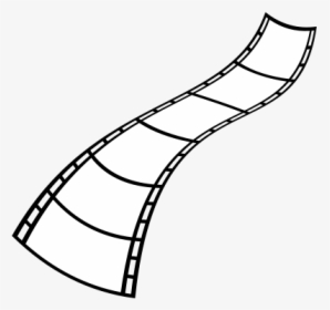 Film Strip - Films Clipart Black And White Png, Transparent Png, Free Download