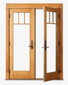 Patio Door - Png Hd Open Wooden Patio Doors, Transparent Png, Free Download