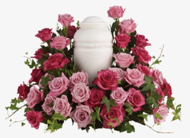 Urn Rose Flower Arrangement, HD Png Download, Free Download