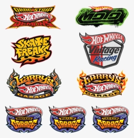 Logo Hot Wheels Brand Clip Art - Hot Wheels Vintage Racing Logo, HD Png Download, Free Download