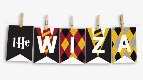Bunting Banners Wizarding World "  Class="lazyload - Graphic Design, HD Png Download, Free Download