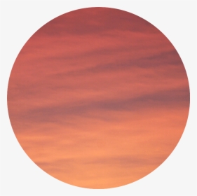 #sircle #sunset #orange #red #sun #sky - Transparent Sunset Circle Png, Png Download, Free Download