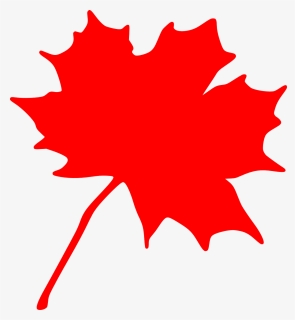 Red Maple Leaf Clipart - Orange Maple Leaf Clipart, HD Png Download, Free Download