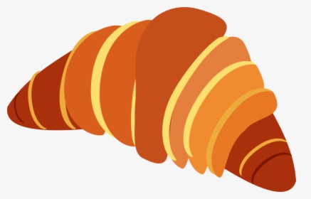 Food,circle,orange - Croissant Clip Art, HD Png Download, Free Download