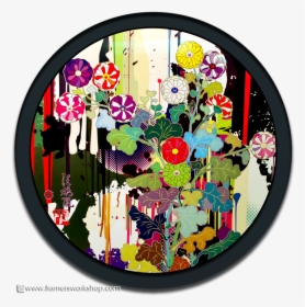 Round Prisma Framed Takashi Murakami Print, HD Png Download, Free Download
