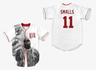 Biggie Smalls Big Brooklyn"s Finest Baseball Jersey - Baseball Uniform, HD Png Download, Free Download