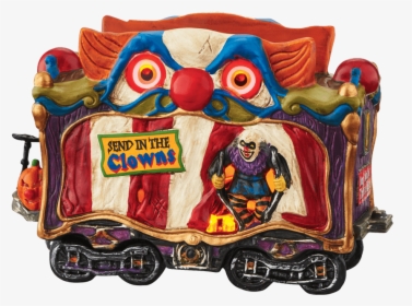 Creepy Clown Car - Haunted Rails Dept 56 Creepy Clown Car, HD Png Download, Free Download