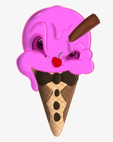 Evil Ice Cream Png, Transparent Png, Free Download