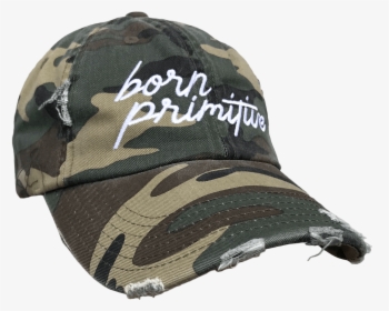 Born Primitive Low Profile Script Hat "  Class= - Baseball Cap, HD Png Download, Free Download