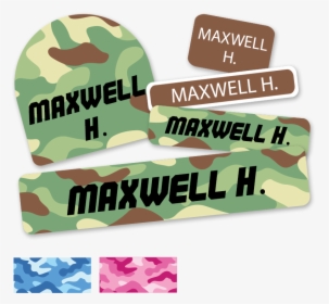 Camouflage Labels For Back To School - Military Camouflage, HD Png Download, Free Download