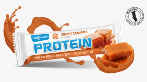 Grand Caramel Flavour - Max Sport Protein Bar Nutrition Facts, HD Png Download, Free Download
