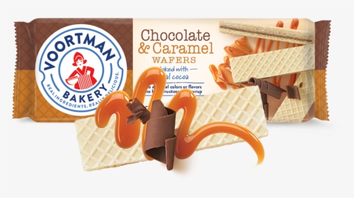 Chocolate & Caramel Wafers - Chocolate And Caramel Wafers, HD Png Download, Free Download